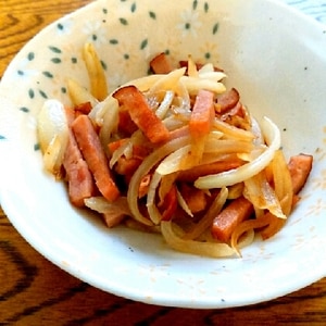 ＊お弁当おかず＊焼き豚と新玉ねぎのマヨ炒め